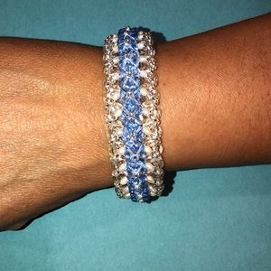 Swarovski bracelet.